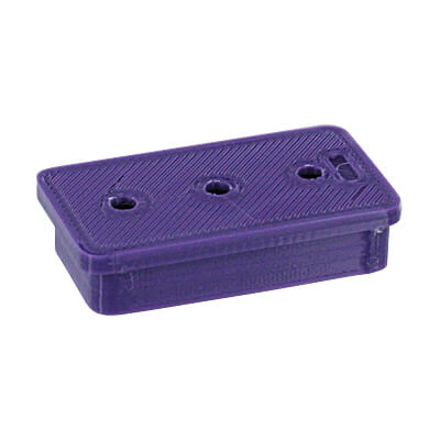 Nose Work Magnetic Odor Box with Sliding Top - 3 Holes - Clean Run